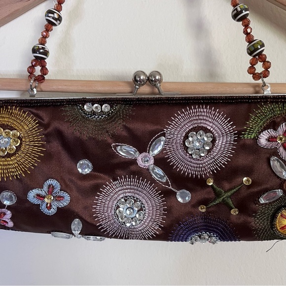 Chateau Vintage Sequin Brown Bag - Picture 3 of 10